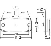 Lamp Smlr Md24 0 50m 2ps 2PS345600-071 Hella 1922467 1962467 2416934 1014494 New