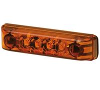 HELLA VALUEFIT 2PS 357 010-001 Side Marker Light - LED - 12V - Screw Connection/mounting - Lens Colour: Yellow - Cable: 150mm - left/right - Quantity: 1