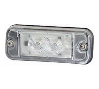 HELLA 2PF 009 514-001 Position Light - LED - 24V - Fitting/Screw Connection - Lens Colour: Crystal clear - LED colour: White - Front - Quantity: 1