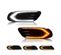 Marker Lights For Mini For Cooper For F57 2014 2015 2016 2017 LED Front Sidemarkers Dynamic Turn Signals White DRL(Dual-Color A W)