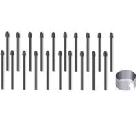 Marker Pen Tips,Nibs Replacement for Remarkable Pen,Max Lumi2, Note Air2, Note Air2 Plus, Nova Air C Stylus Pen Replacement Nibs/Tips (5B-Gray)