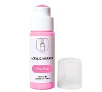 Marker - Pen To Acrylic Pencil | Water Based Ink Color Tip 18mm | Permanent Labeling Tool For Artists & Creators | Fade Resistant Marker