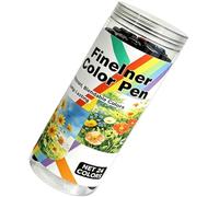 Marker Pens | Waterproof, Smudge-proof Colouring Pencils with Double Tip, 18 cm, for Paper - Artistic Flexibility for Adults, Teens, Children, Stones, Wood, Canvas, Glass, Ceramics, Paper