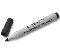 MARKER WHITEBOARD 10PK BLACK KF26035 (Q CONNECT) Qty X 1
