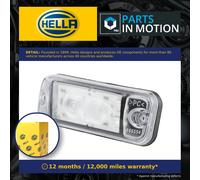 HELLA 2PF 009 514-001 Position Light - LED - 24V - Fitting/Screw Connection - Lens Colour: Crystal clear - LED colour: White - Front - Quantity: 1