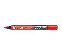 Markers 100 Permanent Marker - red - Round tip 4,5mm - Pilot