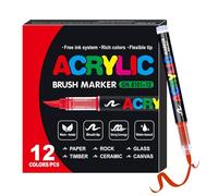 Markers Pens Set - Duual Tip Art Markeers Seet With Fine Broad Nibs | Marker Peens Drawing Sketching Annd Shading | Colored Alcohol Maarkers For Artists Students And Creative Projects
