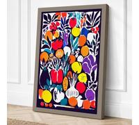 Market Garden Harvest Canvas Wall Art Print 18x12 Inch