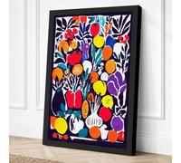 Market Garden Harvest Canvas Wall Art Print 18x12 Inch