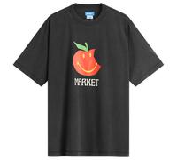 MARKET Men's Smiley Honeycrisp T-Shirt Washed-Black