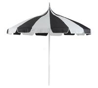 Market Parasol 245 cm MINOA Black/ White