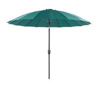 Beliani Market Parasol 255cm Baia Emerald Green, Green