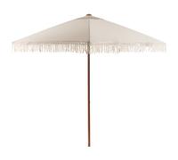 Beliani Market Parasol 258 Cm Murasa Beige, Cream