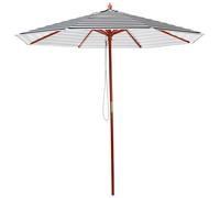 Beliani Market Parasol 260cm Ferentillo Black, White