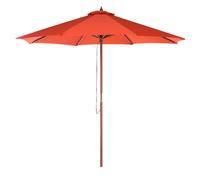 Beliani Market Parasol 270 Cm Toscana Red