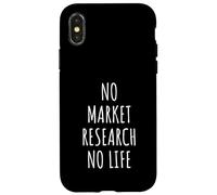 Market Research Lover Men Women Kids Marketer Marketing Case for iPhone X/XS