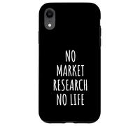 Market Research Lover Men Women Kids Marketer Marketing Case for iPhone XR