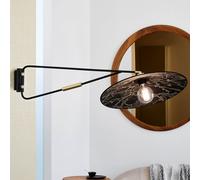 MARKET SET Gatsby wall lamp, swivelling arm, black