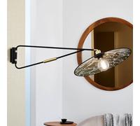 MARKET SET Gatsby wall lamp, swivelling arm, khaki
