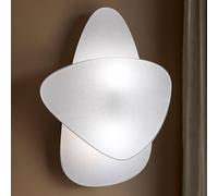 MARKET SET Screen wall light, 77 cm high, white, paper, E27