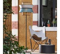 MARKET SET Singapore outdoor floor lamp, algae/sand