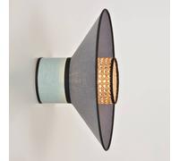 MARKET SET Singapore wall light, almond/anthracite