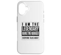 Marketing-Analyst Birthday born Marketing Manager Case for iPhone 16 Plus