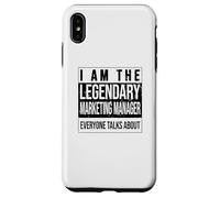 Marketing-Analyst Birthday born Marketing Manager Case for iPhone XS Max