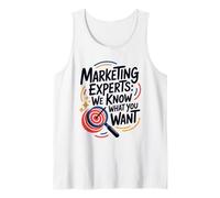 Marketing Experts We Know What You Want, Market Specialist Tank Top