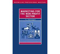 Marketing for the Non-Profit Sector: 1 (Professional Master)