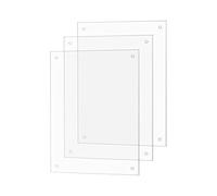 Marketing Holders 5” x 7” Wall Shield Dirt Grime Blocker Handprint Protector Pack of 3 Bathroom Kitchen Grease Sanitary Easy Clean Vertical or Horizontal Clear