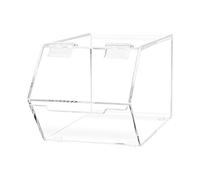 Marketing Holders Candy Bin 5” x 9" with Hinged Lid for Bakeries Convenience Stores and Retail Candy Stores Storage Nut Granola Top Opening Display Cabinet Bread Organizer