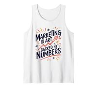 Marketing is Art Backed By Numbers, Market Specialist Tank Top