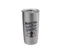 Marketing It's Not Manipulation It's Strategy, Marketer Stainless Steel Insulated Tumbler