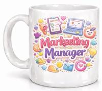 Marketing Manager Mug Social Media Office Worker Appreciation Gift Mug