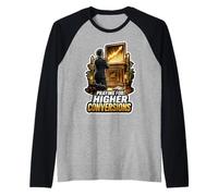 Marketing Prayer for Higher Conversions Raglan Baseball Tee
