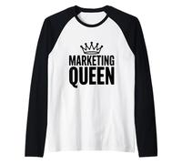 Marketing Queen Raglan Baseball Tee