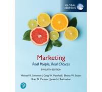 Marketing: Real People, Real Choices -- Global Edition
