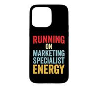 Marketing Specialist Running On Energy Digital Marketing Case for iPhone 15 Pro Max