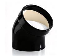MARKETTY Salt Pig, Dishwasher Safe Ceramic Salt Cellar Modern and Minimalist, Salt Pig Ceramic for Convenient Access to Seasoning, Wide Caliber Salt Holder for Counter (Black)