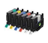 MarkField 6X TZe 12mm Color Tape Compatible with Brother Label Printer Tape, 12 mm 0.47,TZ-131 231 431 531 631 731 for P Touch Label Maker PT-H110 E110 H100R H108 H107 H101C H200 1000 1010