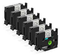 MarkField 6X TZe-131 12mm Clear TZ Tape Compatible with Brother Label Printer Tape 12 mm 0.47 Transpartent Label, for P Touch Label Maker PT-H110 E110 H100R H108 H107 H101C H200 1000 1010