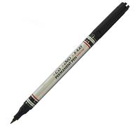 MarkFine Permanent Marker Pens, BLACK, Pack of 1, SuperFine Tip CD/DVD Markers, Write on Most Surface, Waterproof Ink, Quick Dry, iZOFAX Black Ball Pen