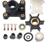 MARKGOO 394711 Water Pump Impeller Repair Kit with Housing for Johnson Evinrude OMC 8 9.9 10 15 HP Outboard Boat Motor Engine Parts Replacement 0394711 391698 386697 Sierra Marine 18-3327