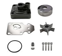 MARKGOO 63V-W0078-01-00 Water Pump Impeller Repair Kit with housing Replacement for Yamaha Outboard 9.9 15HP F9.9 F15 (1996-2009) Boat Motor Engine Rebuild Parts Sierra 18-3412 63V-W0078-02-00