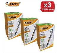 Marking 2000 ECOlutions Permanent Bullet Tip Markers Green 12 - 3 Packs Bic Multi One Size