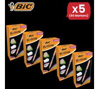 Marking Fine Tip Assorted Intense Pastel Colours - 5 Packs Bic Multi One Size