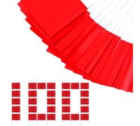 Marking Flags - 38 Cm Flags, Flag, 100 Pieces Fluorescent Research Marking Flags | Warning Signs For Construction Research Irrigation Property Mapping Outdoor Dog Training Field Sprayer