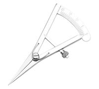 Marking Gauge - Stainless Steel Leather Edge Press Precision Adjustable Tool | Screw Controlled Edge Polishing Solution for Leather Crafts, Leather Work Compass for Leather Crafts and DIY Projects