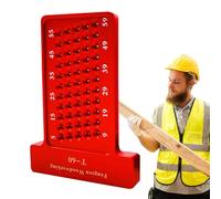 Marking Ruler for Woodworking - T Square for Horizontal and Vertical Layout - Measuring Ruler and Design - for Metallurgy, Carpentry, Construction, Drawing, Home, Engineering, Industry and